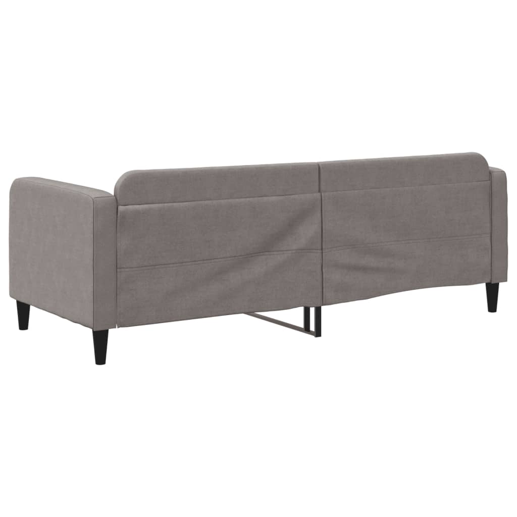 Slaapbank Stof 80 x 200 cm Taupe zonder matras