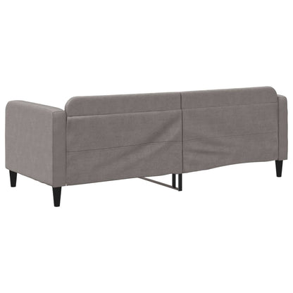 Slaapbank Stof 80 x 200 cm Taupe zonder matras