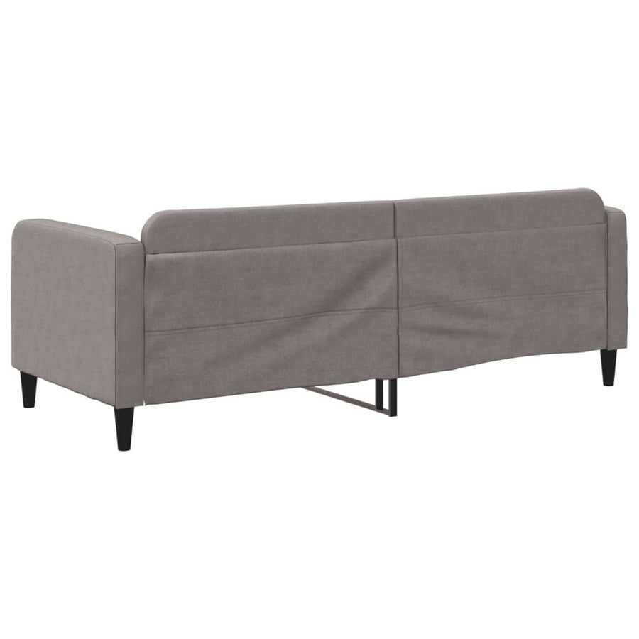 Slaapbank Stof 80 x 200 cm Taupe zonder matras