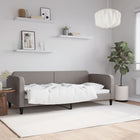 Slaapbank Stof 80 x 200 cm Taupe zonder matras