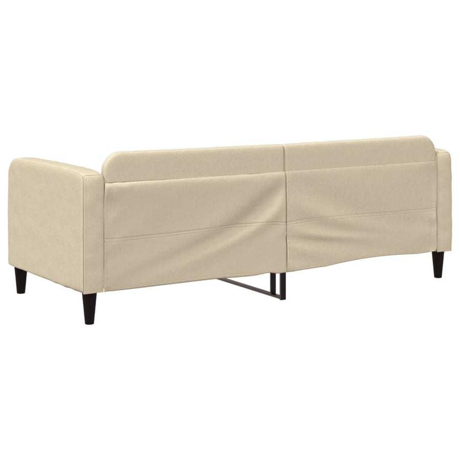 Slaapbank Stof Kleurig 80 x 200 cm Crème zonder matras