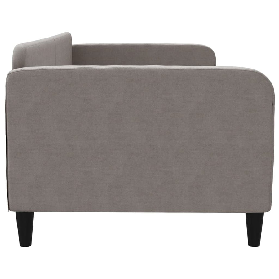 Slaapbank Stof 90 x 200 cm Taupe zonder matras