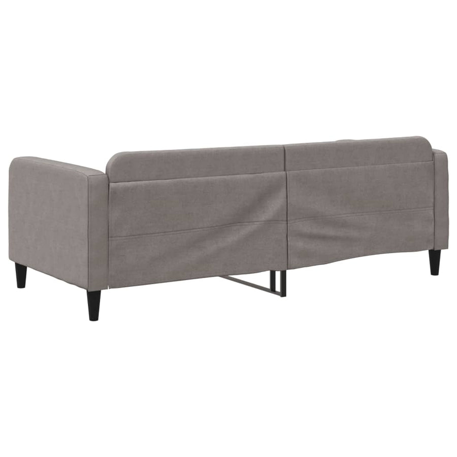 Slaapbank Stof 90 x 200 cm Taupe zonder matras