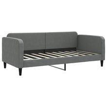Slaapbank Stof 90 x 190 cm Donkergrijs zonder matras
