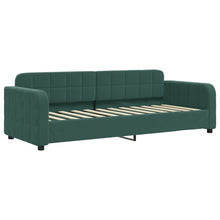 Slaapbank 80x200 cm fluweel donkergroen 80 x 200 cm Donkergroen zonder matras