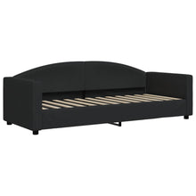Slaapbank Stof 80 x 200 cm Zwart zonder matras