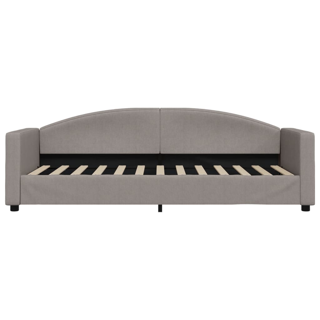 Slaapbank Stof 80 x 200 cm Taupe zonder matras