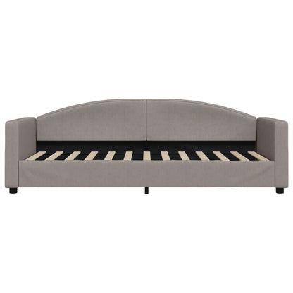 Slaapbank Stof 80 x 200 cm Taupe zonder matras