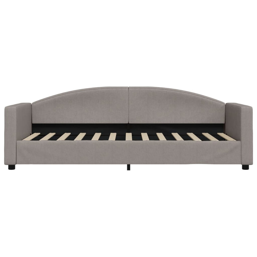 Slaapbank Stof 80 x 200 cm Taupe zonder matras
