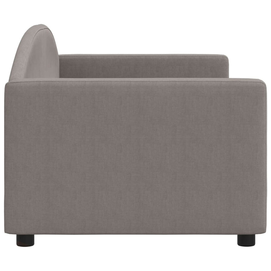 Slaapbank Stof 80 x 200 cm Taupe zonder matras