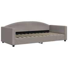 Slaapbank Stof 90 x 200 cm Taupe zonder matras