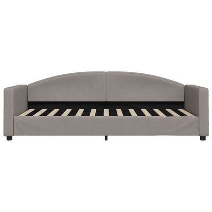 Slaapbank Stof 90 x 200 cm Taupe zonder matras