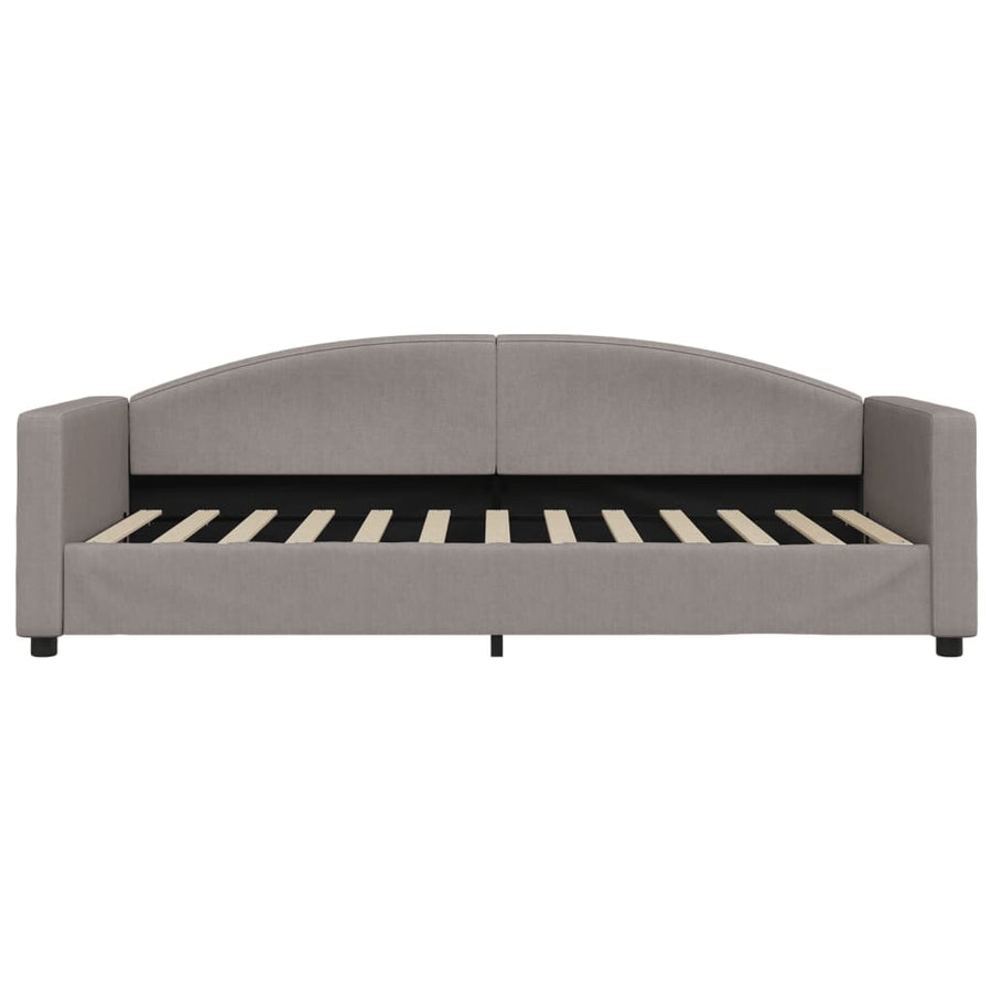 Slaapbank Stof 90 x 200 cm Taupe zonder matras