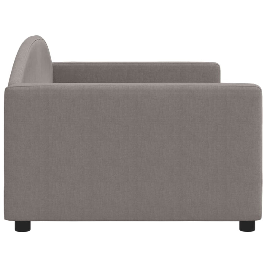 Slaapbank Stof 90 x 200 cm Taupe zonder matras