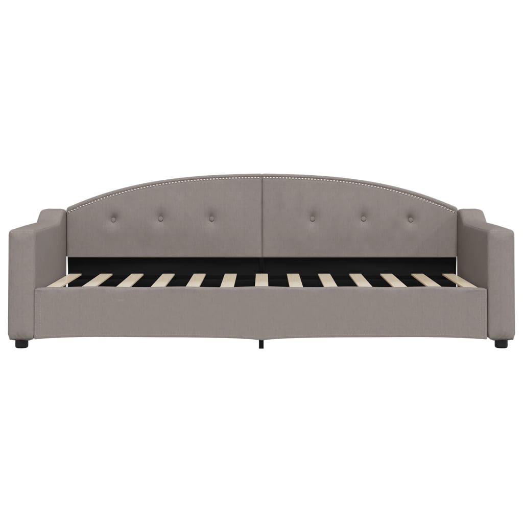 Slaapbank Stof 80 x 200 cm Taupe zonder matras