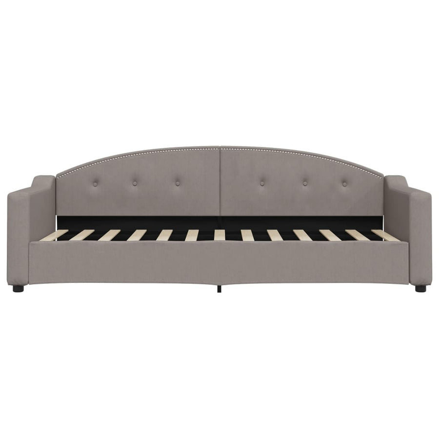 Slaapbank Stof 80 x 200 cm Taupe zonder matras