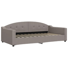 Slaapbank Stof 100 x 200 cm Taupe zonder matras