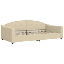 Slaapbank Stof Kleurig 100 x 200 cm Crème zonder matras