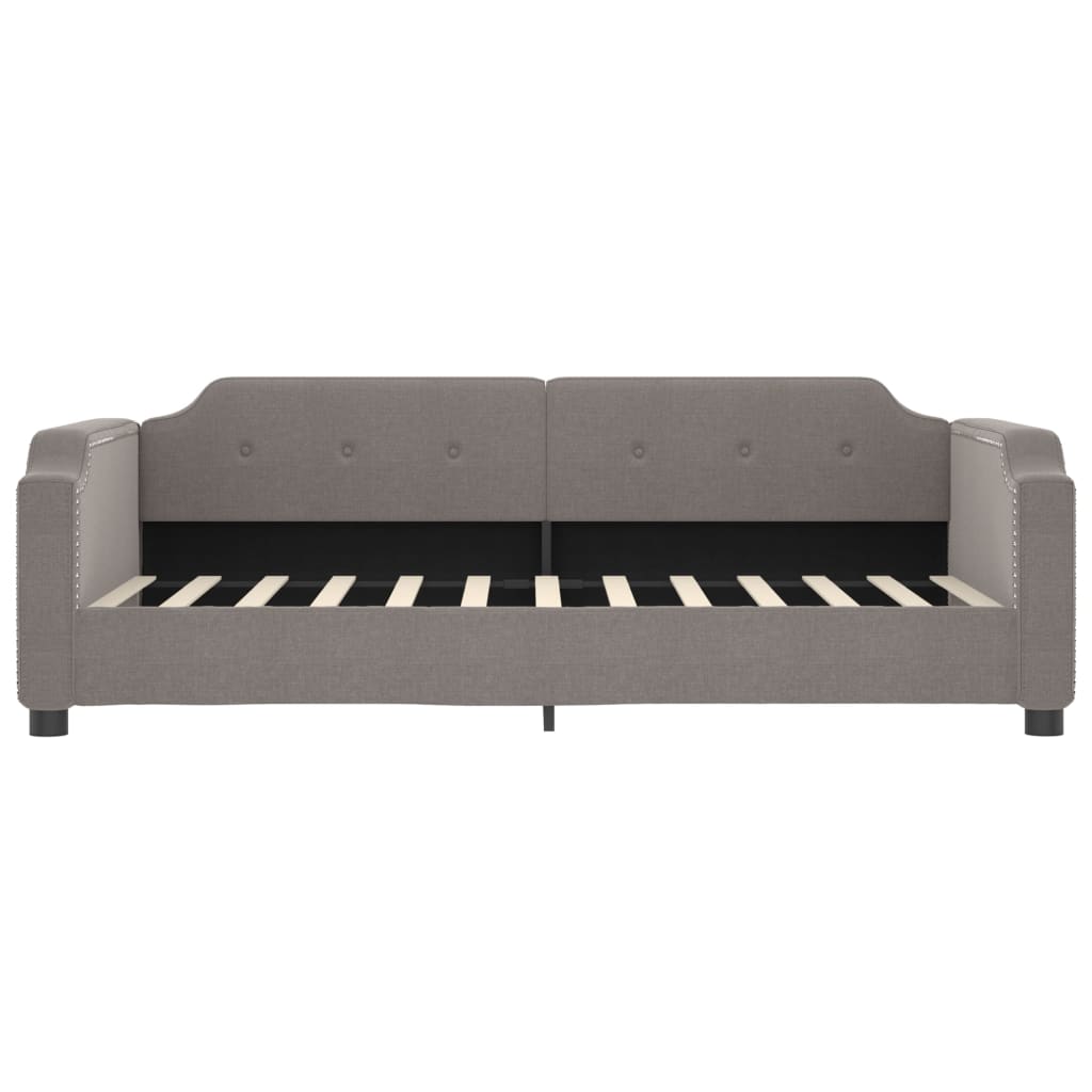 Slaapbank Stof 80 x 200 cm Taupe zonder matras