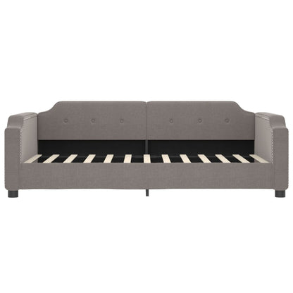 Slaapbank Stof 80 x 200 cm Taupe zonder matras
