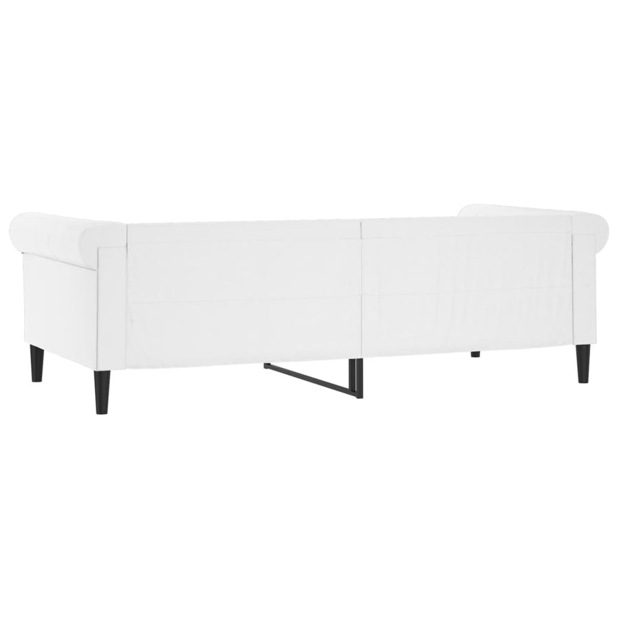 Slaapbank Kunstleer 80 x 200 cm Wit zonder matras