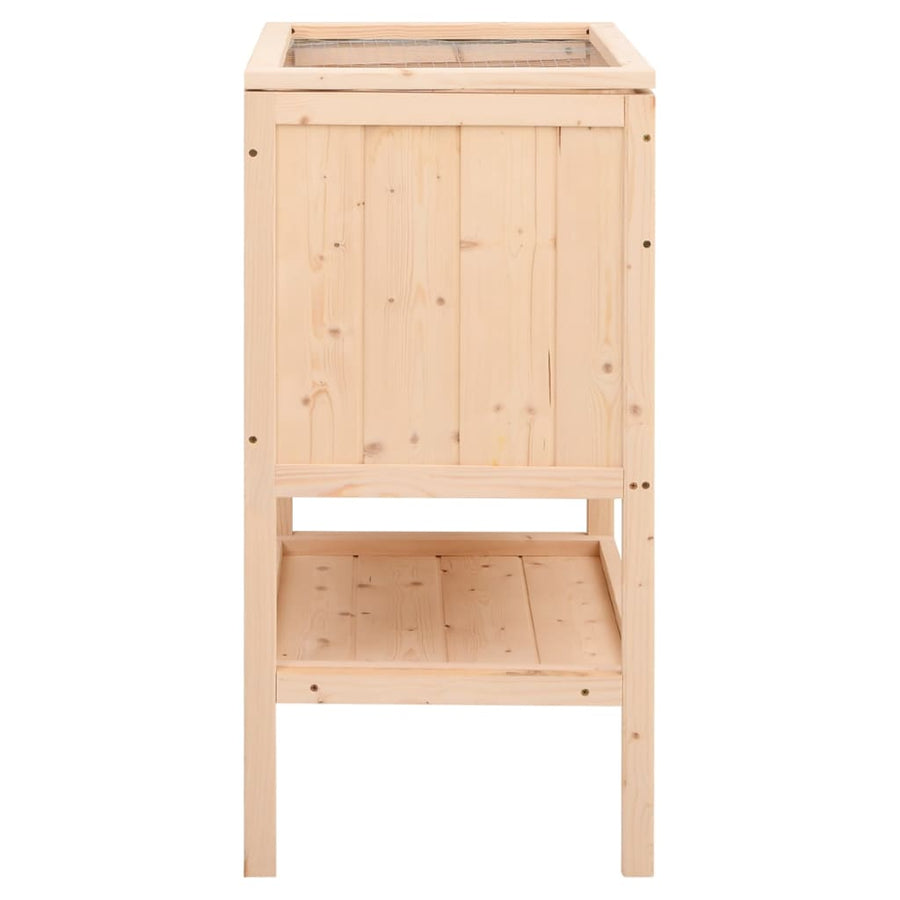 Hamsterkooi 55X40X80 Cm Massief Vurenhout