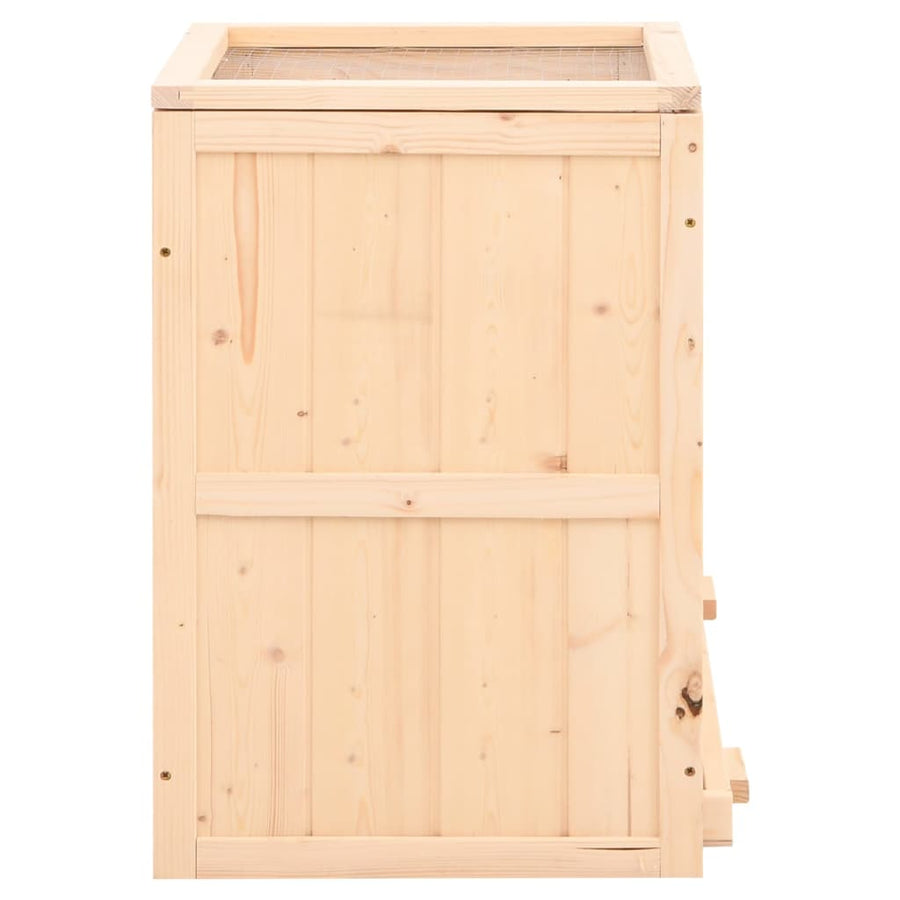 Hamsterkooi 81X40X60 Cm Massief Vurenhout