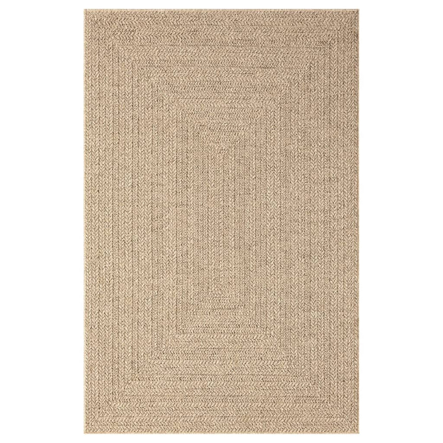 Vloerkleed Voor Binnen En Buiten Jute Look 200 x 290 cm Rechthoekig