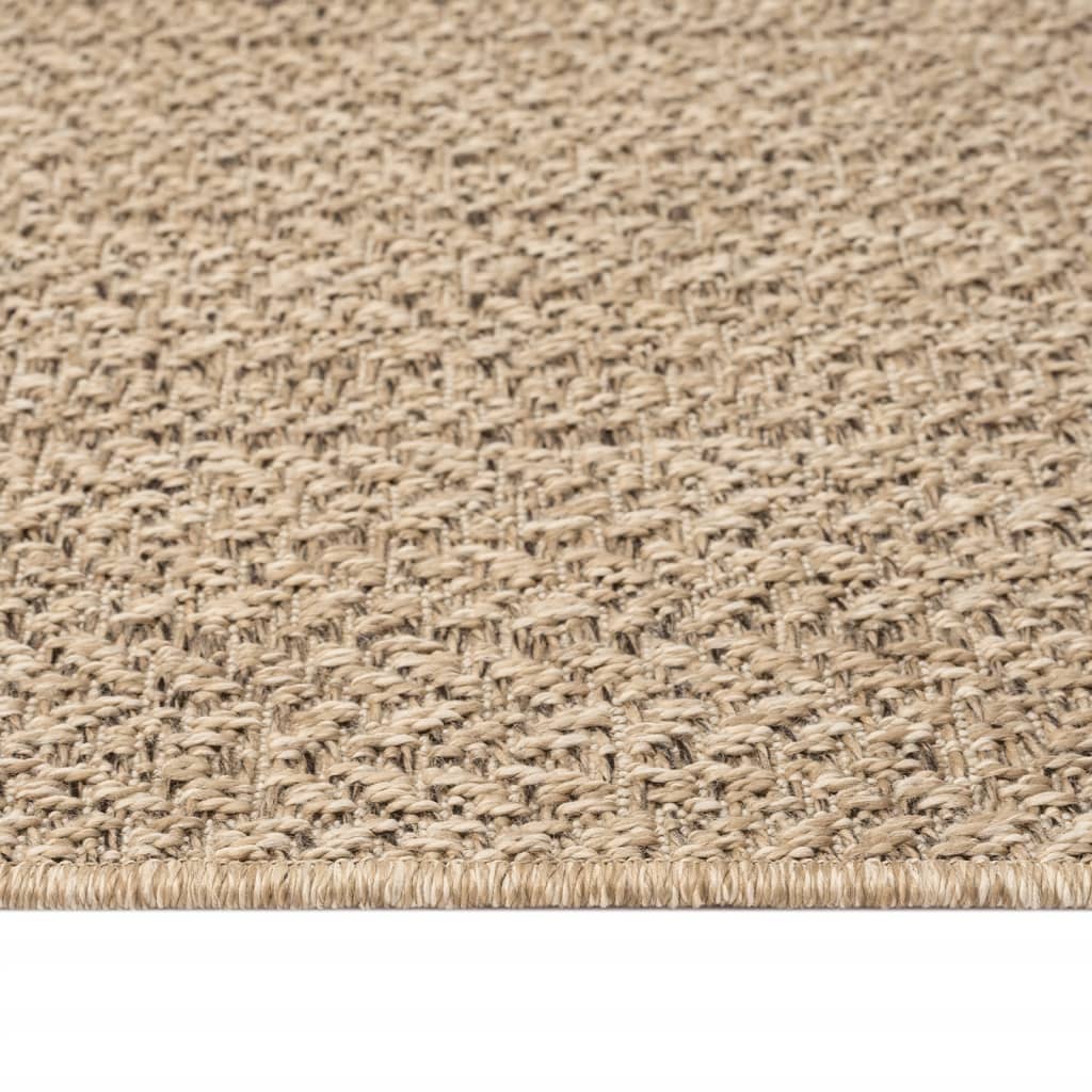 Vloerkleed Voor Binnen En Buiten Jute Look 200 x 290 cm Rechthoekig