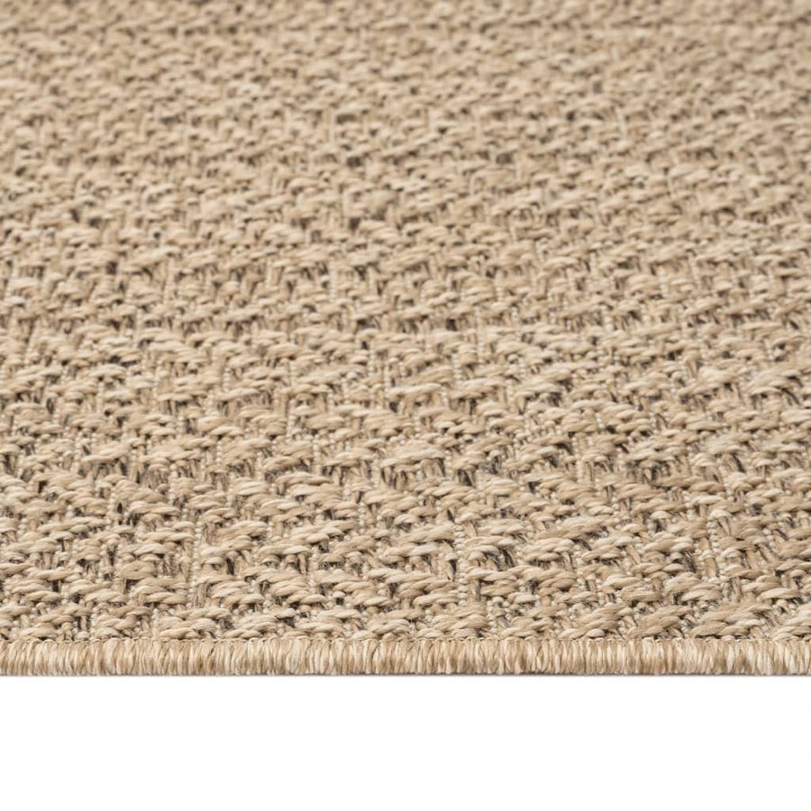 Vloerkleed Voor Binnen En Buiten Jute Look 200 x 290 cm Rechthoekig