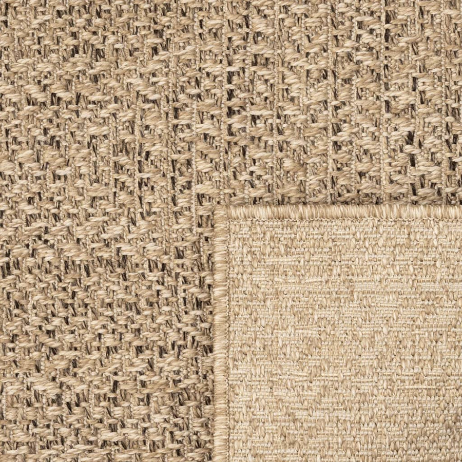 Vloerkleed Voor Binnen En Buiten Jute Look 200 x 290 cm Rechthoekig