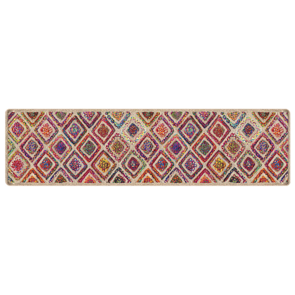 Vloerkleed Wasbaar Anti-Slip Meerkleurig Multikleur 80 x 300 cm