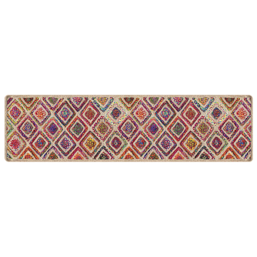 Vloerkleed Wasbaar Anti-Slip Meerkleurig Multikleur 80 x 300 cm