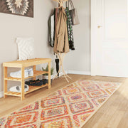 Washable anti-slip rug 80x300 cm multicolor