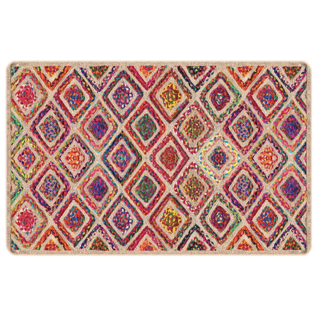 Vloerkleed Wasbaar Anti-Slip Meerkleurig Multikleur 190 x 300 cm