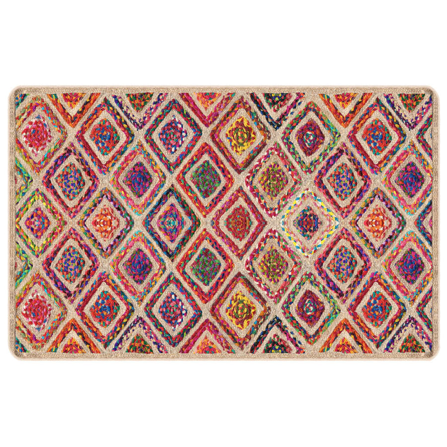 Vloerkleed Wasbaar Anti-Slip Meerkleurig Multikleur 190 x 300 cm