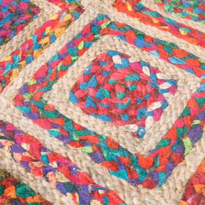 Vloerkleed Wasbaar Anti-Slip Meerkleurig Multikleur Ø 120 cm