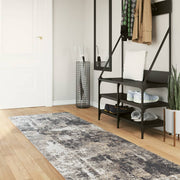 Washable anti-slip rug 80x300 cm multicolor