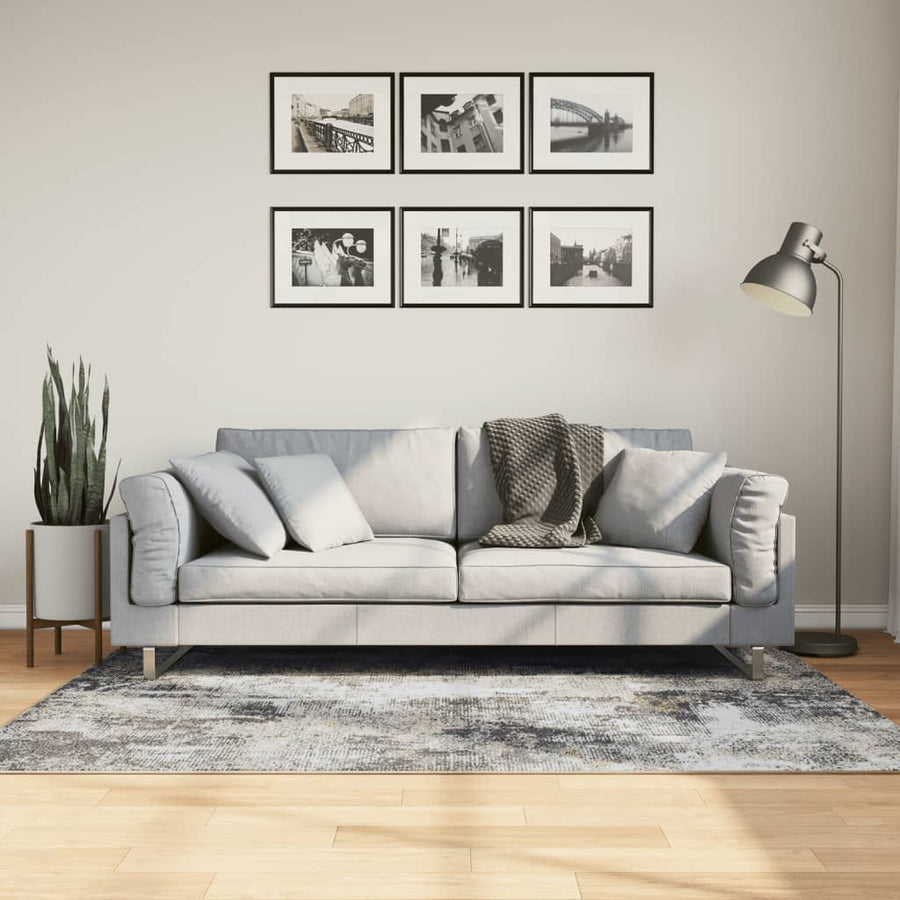 Vloerkleed wasbaar 120x180 cm meerkleurig