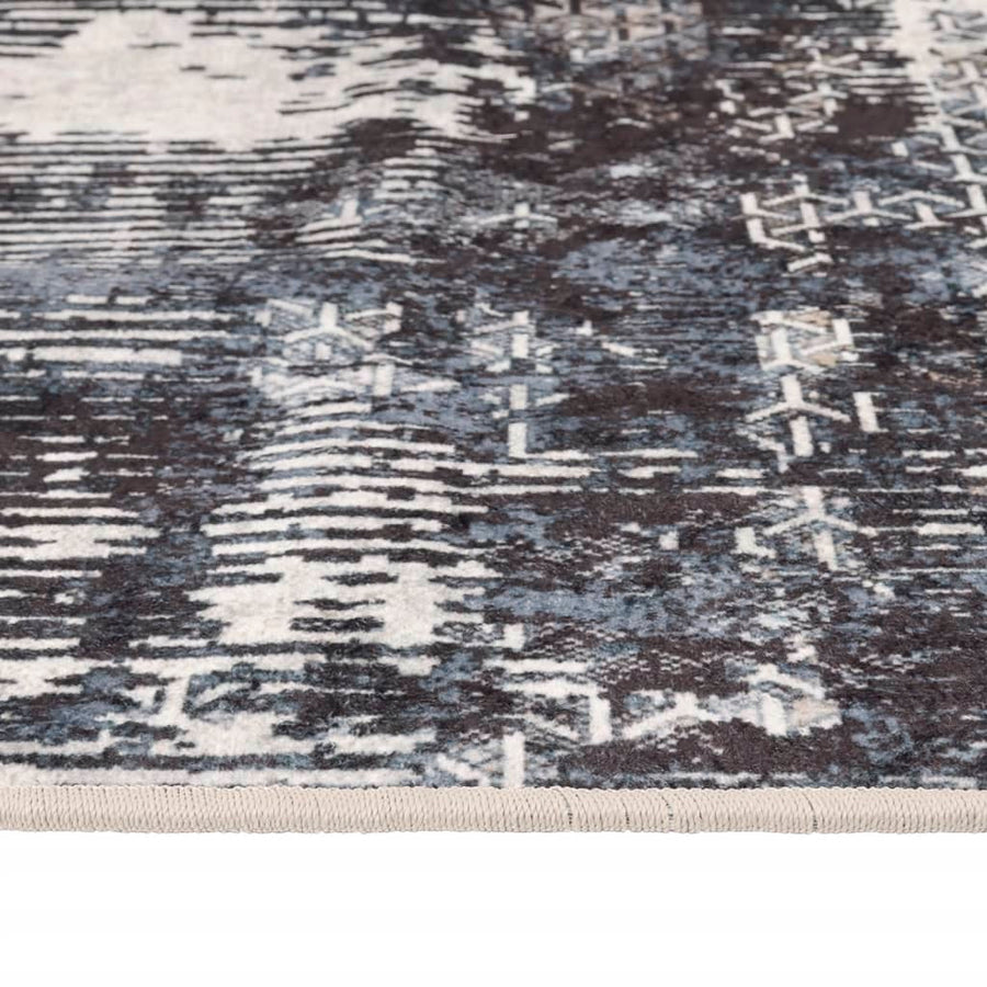 Vloerkleed wasbaar 160x230 cm meerkleurig