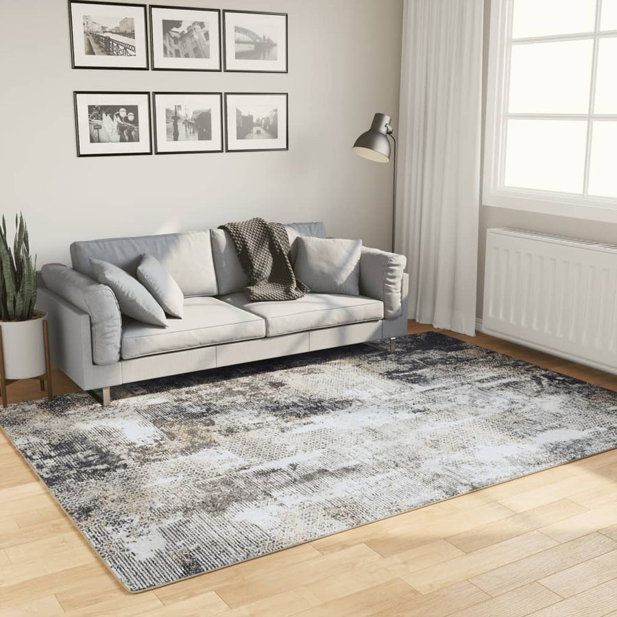 Vloerkleed wasbaar 160x230 cm meerkleurig