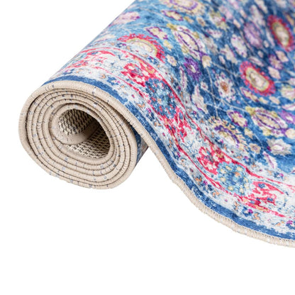 Vloerkleed wasbaar 120x180 cm meerkleurig