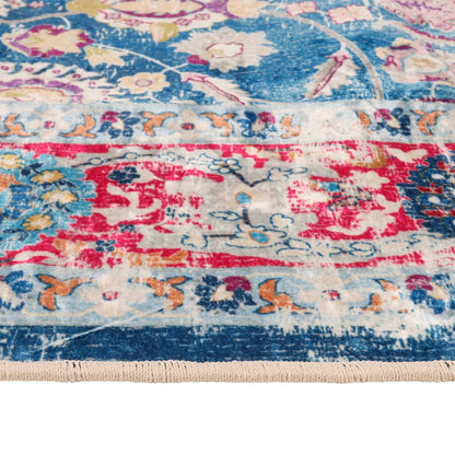 Vloerkleed wasbaar 120x180 cm meerkleurig