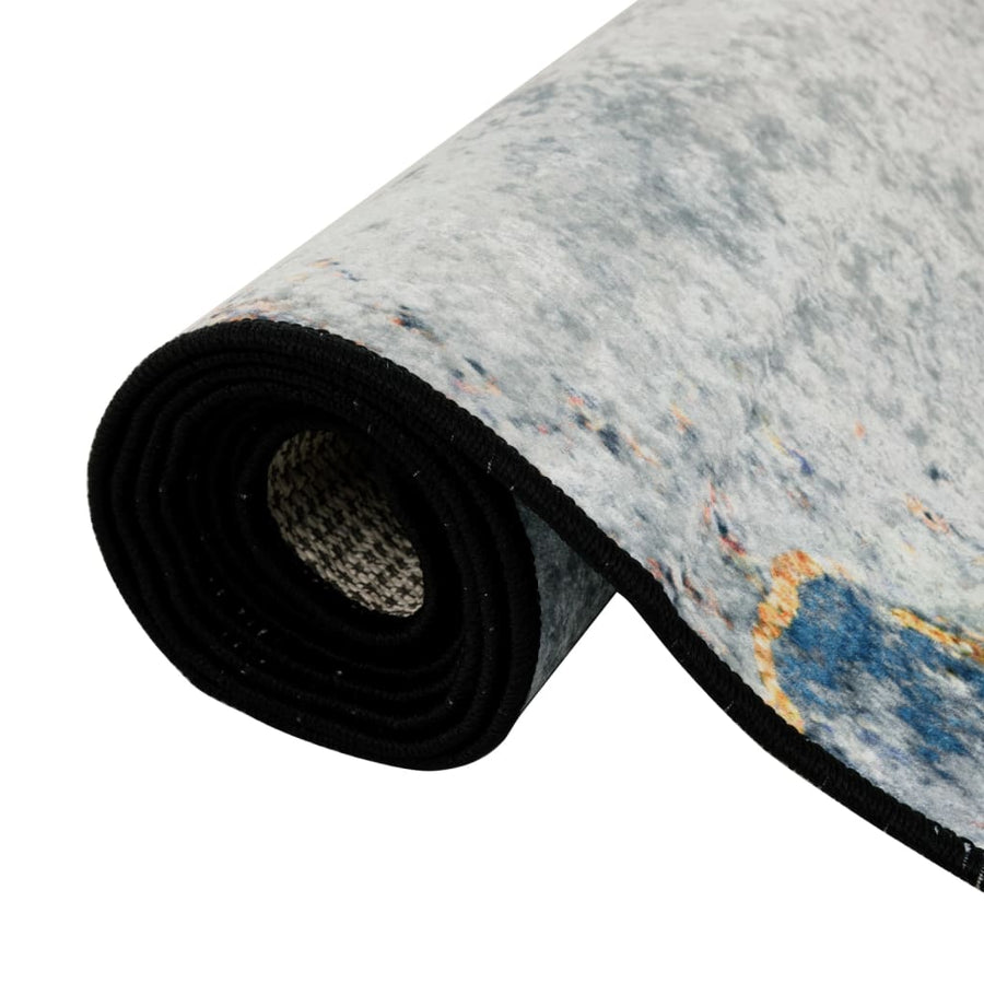 Vloerkleed wasbaar 80x150 cm meerkleurig
