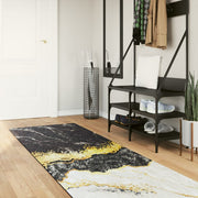 Washable anti-slip rug 80x300 cm multicolor