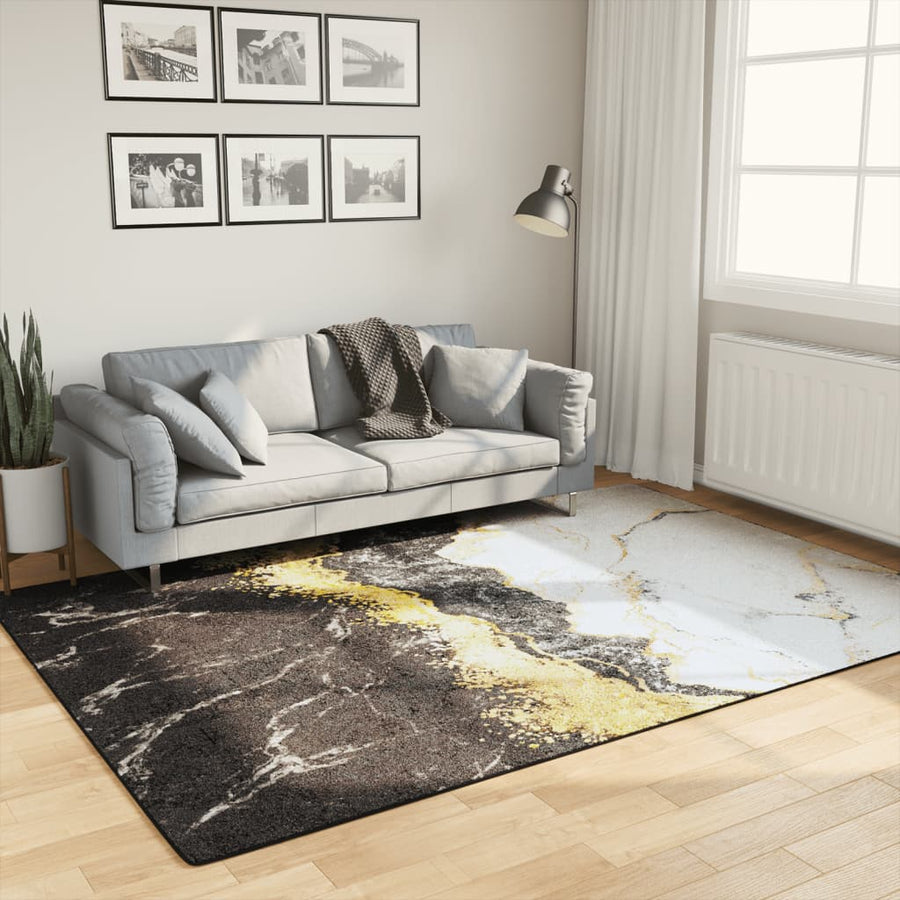 Vloerkleed wasbaar 160x230 cm meerkleurig