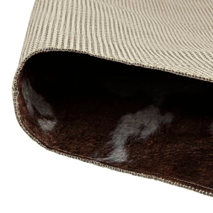 Vloerkleed koeienpatroon wasbaar 120x170 cm zwart wit