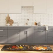 Washable anti-slip kitchen mat 60x180 cm multicoloured