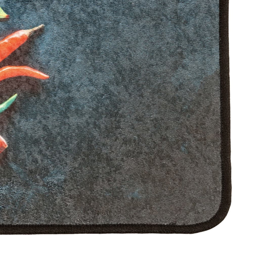 Keukenmat Wasbaar Anti-Slip 60X180 Cm Meerkleurig blauw en rood