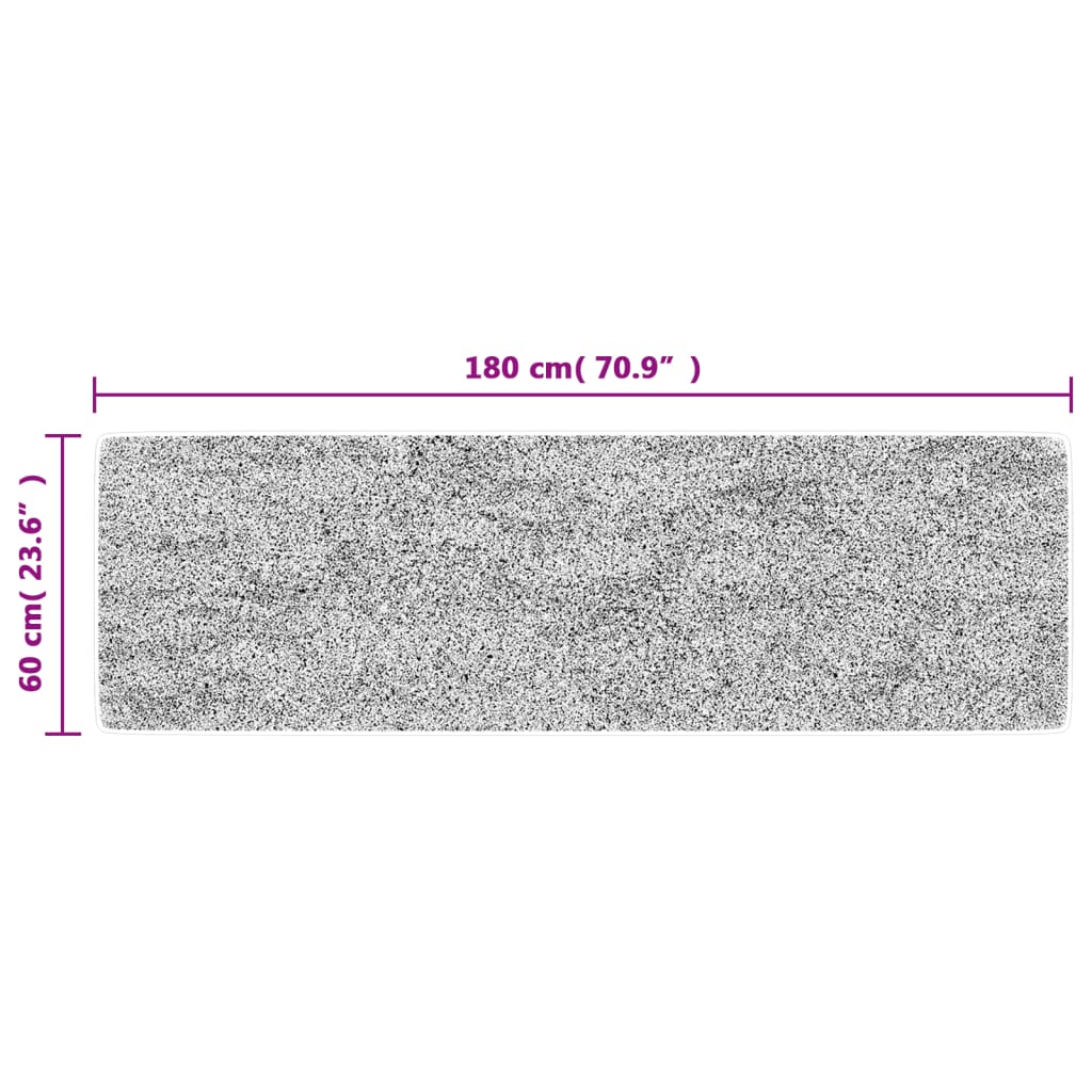 Keukenmat Wasbaar Anti-Slip 60X180 Cm Meerkleurig blauw en rood